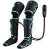 SLOTHMORE Massaggiatore per gambe con compressione d'aria per la circolazione, riscaldamento completo delle gambe 3 in 1, per piedi, polpacci, coscia, 4 modalità, 4 intensità, 2 livelli di calore, dispositivo