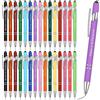 Faccito 30 Penne con Citazioni Ispiratrici Set di Penne a Sfera con Frasi Motivazionali, Inchiostro Nero Metallo Touchscreen Regali per Scuola Infermiera Ufficio (Incoraggiante)
