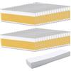 PacuM 50 Pezzi Porta Etichette Adesive 76 X 25MM Porta Prezzi Trasparente Portaprezzi Impermeabile Smistamento Organizzato per Etichette Negozio Office Home (Include Carta)