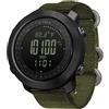 AVTREK Orologio tattico di sopravvivenza da uomo, ideale per attività all'aria aperta come escursionismo, nuoto e esercito. Dispone di altimetro, barometro e bussola digitale