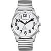 Hearkent Orologio parlante con numeri jumbo, orologio da polso semplice moda, auto-configurazione rilegatura, persone anziane, persone con disabilità visive, facile da leggere, cronometraggio