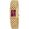 BERNY Orologio d'Oro per Donne Orologio da Polso Rettagolare Impermeabile Orologio da Polso di Lusso Orologio Analogico a Quartz in Acciaio Inox Quadrante a Raggi Solari Regalo di Compleanno