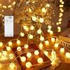 TaimeiMao Catena Luminosa Esterno,Luci da Giardino a Batteria,20 LED 3-metro,Decorazione Luci Esterno Interno per Natale,Matrimonio,Festa,Patio,Cortile,Portico