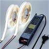 BENLUN 15mm Larghezza Striscia LED COB Alta Luminosità 24V 250W 10 Metri | 6000K Bianco Freddo Luci LED da Interno 25W/m 2750lm/m 960LEDs/m con Alimentazione per Camera da letto, Cucina, 5 Metri X 2