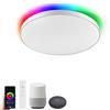 Horevo 28W Luce da soffitto Intelligente LED Senza Fili con Telecomando, Compatibile con Alexa Google Home, 28cm Luce Cambia Colore Dimmerabile per Camera dei Bambini Camera da Letto Soggiorno