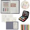 MinXin Embroidery Stitch Book, 2026 Nuovo Embroidery Kit, Kit Ricamo con 143 Modelli, DIY Libro Ricamo, Set di Ricamo per Adulti Principianti e Appassionati di Artigianato