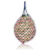 Pferdelinis Rete da fieno extra grande per cavalli, 5 x 5 cm, maglie adatte alle specie, migliore digestione, sacco da viaggio, per pony, cavalli giovani, capre (1 nero-rosa)