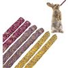 BAOSROY Giochi da Masticare,6pcs Bastoncini Fieno,Bastoncini Fieno Conigli,Masticare Giocattoli Timotity,Giocattolo da Masticare Coniglio,Morbido Bastoncini di Fieno,