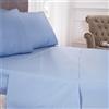 Emma Barclay Lenzuolo in percalle a 180 fili, per letto matrimoniale, colore: blu