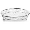 IBILI - Cestello rotondo per Air Fryer 19 x 4 cm, acciaio inossidabile 18/10 -Speciale per friggitrice ad aria
