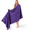 American Soft Linen Asciugamani da bagno grandi Jumbo, 100% cotone da 600 g/m², 35 x 70 cm, asciugamani da bagno di lusso oversize per bagno, spiaggia e piscina, viola