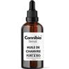 Cannibia Olio di semi di canapa biologico - Pressato a freddo - Puro e naturale - 100 ml - Idratazione intensiva e antietà - corpo, pelle, viso, capelli.