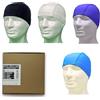 AQASKIN Cuffie Nuoto Professionali in Lycra Anallergica - Latex Free - Cuffia Piscina licra Unisex (5. CELESTE - VIOLA - NERO - BIANCO, Pack Family (4x))