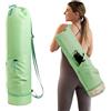 Vueinrg Borsa da Yoga Donna, Borsa Yoga Porta Tappetino con Scomparto Umido Tasca Sacca per Tappetini Pilates, Spallacci Regolabili, Fondo Indipendente Cerniera (+ 1 X Calzini Antiscivolo da Yoga)