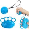 Vueinrg 2 Pezzi Pallina Riabilitazione Mano Palline Antistress Terapeutiche con Spine Morbide Allenatore a Mano Addestratore di Dito Massaggio Ansia Stress Relief Massaggio Muscolare