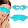 Scettar 2 mascherine per gli occhi rinfrescanti, occhiali refrigeranti per emicrania, gel rinfrescante per gli occhi, maschera rinfrescante, riutilizzabili per emicrania, secca, terapia fredda calda