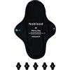 NoBlood - Confezione da 5 Assorbenti Lavabili in Cotone, Flusso Abbondante, Salvaslip Riutilizzabile, Assorbente Mestruale Lavabile, Taglia M
