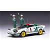 Ixo Model LANCIA STRATOS HF N.1 WINN.RALLY MONTE C.1977 W/FIG.MUNARI/MAIGA 1:43
