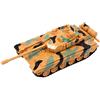 Toyvian 1 pezzo giocattolo del carro armato dell'esercito, giocattolo del carro armato dei bambini (giallo)