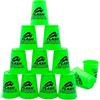 AMJKEJI 12 Pezzi Quick Stacks Cups, Sports Implaing Cup of Sport Stacking Patience Coppa di allenamento della Speeding Game Concorrenza rapidamente impilata per l'allenamento