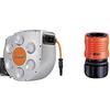 CLABER 8697 Rotoroll Evolution 30 m & 7724025 Raccordi Rapidi per Gomma, 1/2F