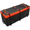 Signstek Portabagagli posteriore softshell per gancio di traino, custodia posteriore impermeabile, 15 piedi cubi, borsa posteriore pieghevole da 430 l, 147 x 48 x 61 cm
