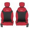 Union Textile UNION Coprisedili anteriori realizzati su misura specifici per FIAT 500 L. Perfettamente aderente resistente lavabile. Made in Italy (Rosso)
