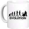 le herisson TAZZA MUG batterista EVOLUTION evoluzione drum drummer musica - Simpatica divertente 357 regalo