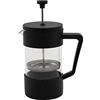 Point-Virgule French Press - Caffettiera in acciaio inox, lavabile in lavastoviglie, colore: nero, 350 ml
