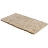 Comart - Tappeto Bagno Fluffy - Qualità Premium - Ultra Morbido - Super Assorbente - Antiscivolo - Lavabile in Lavatrice - Texture in 3D a Pallini - Moderno Scendi Doccia o Vasca - Beige - 50x90 cm