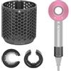 MYAYD Copertura esterna per filtro per asciugacapelli Dyson Supersonic HD01, HD03, HD07, HD08, HD15, accessorio per asciugacapelli, staccabile, colore grigio scuro