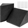 FOROOMACO - Confezione da 2 trappole per bassi Delta per gli angoli delle pareti, schiuma acustica da 41,9 x 40,1 x 30,5 cm per l'assorbimento acustico