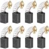QUARKZMAN 8 Pz CB411 Spazzole In Carbonio Set Sostituisce 12x9x6mm per La Maggior Parte Degli Utensili Elettrici Trapano Martello Elettrico Motore Seghetto Circolare Pezzo Di Ricambio