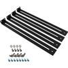 VersaGenius Kit di riparazione per cassetti, staffe di rinforzo in acciaio, per mobili in legno MDF, 33-61 cm (2 set)