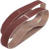 QUARKZMAN 50mm x 686mm Nastri Abrasivi, 5 Pz 60/80/120/240/320 Grana Ossido Di Alluminio Cintura Levigatrice Per Lavorazione Legno, Lucidatura Metalli, Affilatore Coltelli