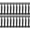 DOITOOL 10 pz maniglie delle porte del fienile maniglie per cancelli neri per recinzioni in legno 6 pollici vintage maniglia dellarmadio tirare per armadio da cucina mobili (nero,6 pollici)