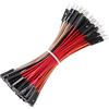 Bestlus Breadboard Jumper Wires 20AWG,Cavi jumper maschio-femmina Premium 4'' M/F, Bestlus Exclusives, 10 colori, confezione da 120, testa quadrata 0.1'' per Arduino Raspberry Pi (10 cm, maschio-femmina)
