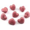 Flomore Rosa Manopola per cassetto Manopole per armadio in ceramica Maniglia per camera dei bambini Pull a forma di cuore per cassettiere Cassetto confezione da 8 (viti incluse)