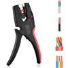 CHARMNAIL Spelafili Automatico, Spelacavi Elettrici 2-in-1 con Tagliafili, Regolabile 20-11 AWG, Per Elettricista e Fai da Te