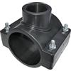 AERZETIX - C51868 - Collare di presa per tubi Ø90 - filettatura 1 1/2'' - con 4 bulloni - fascetta di derivazione per tubi secondari