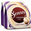 Senseo Cappuccino Choco, Bevanda Calda, con Cioccolata, 2 Confezioni x 8 Cialde