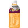 DISTRIBUZIONE 3D Mogu Mogu succo di frutta multi sapore con 25% NATA De Coco, bevanda potenziante energetica, ricca di fibre naturali di frutta, senza conservanti aggiunti e colori, 320ml (1x, Passion Fruit)