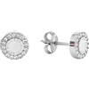 Tommy Hilfiger Jewelry Orecchini a Perno da Donna in Acciaio Inossidabile con Cristalli - Disponibile in versione Oro, Oro Rosa o Argento