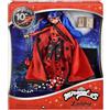 BANDAI - Miraculous Ladybug Bambola 10° Anniversario - Edizione limitata Cofanetto con accessori - Licenza ufficiale Miraculous - Bambola Modella articolata 26 cm - Giocattolo per bambini 4 anni in +