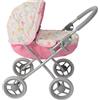Bayer Chic 2000 - Passeggino per bambole Lilli, piccolo passeggino per bambole, farfalle, rosa, 550-44