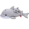 Wild Republic Mom And Baby Delfino, Peluche Animali, Peluche Mamma E Cucciolo, Regalo Per Bambini, Imbottitura Realizzata Partendo Da Bottiglie Riciclate