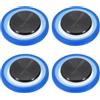 PATIKIL Joystick da gioco per cellulare, 4 pezzi, a spirale, satinato, per controllo del gioco, touch screen, con scatola portaoggetti, per tablet e smartphone, blu