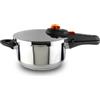 Alza Syma - Pentola Express veloce, 4 litri, in acciaio inox 18/10, 5 sistemi di sicurezza, tutti i tipi di cucina, induzione, posizione svapatrice