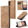 Sojlecyu Cover per Samsung Galaxy S23 Plus 5G Custodia, a Libro Portafoglio in Premium Pelle PU Porta Carte Flip Case Supporto Protezione Case Cover per Samsung Galaxy S23 Plus 5G, Marrone