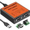Pibiger USB to Dual Channel CAN FD Converter SavvyCAN-FD-X2 CAN Speed Up to 12M Max Isolated Against USB 2.5KV Support SW CAN